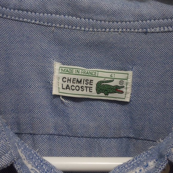 Vintage Lacoste Short Sleeve Button Down - Picture 2 of 3